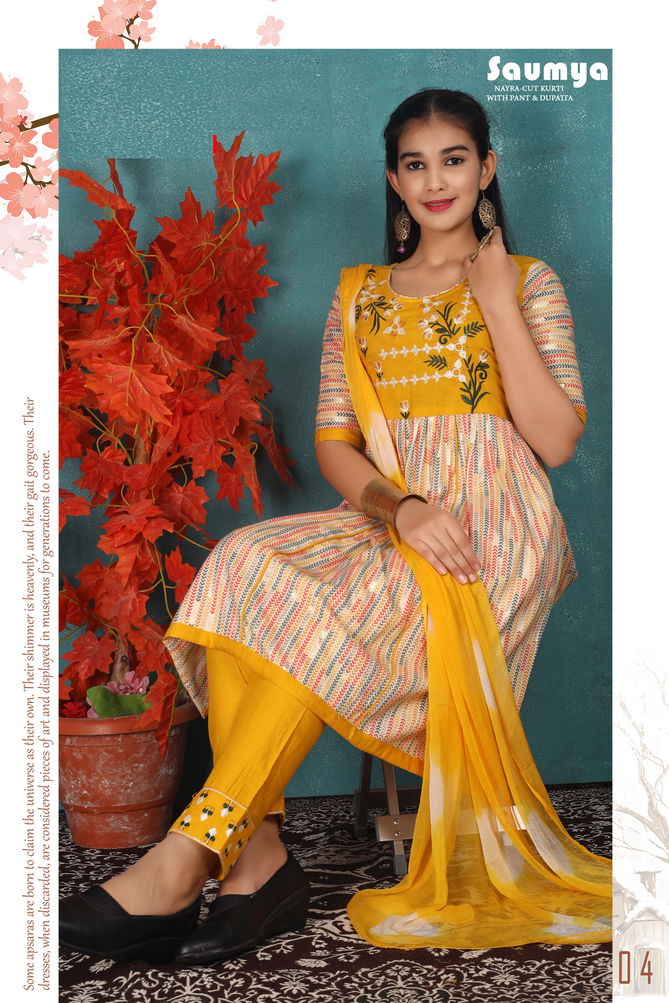 Saumya 8008 Girls Wear Readymade Suits Catalog
